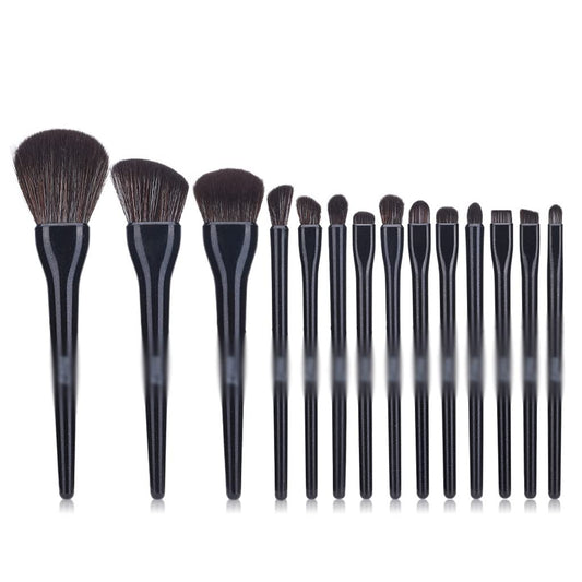 14PCS Black Makeup Brushes Set Professional Foundation Powder Eyeshadow Beauty Cosmetic Soft Make up Brush Tools Kits