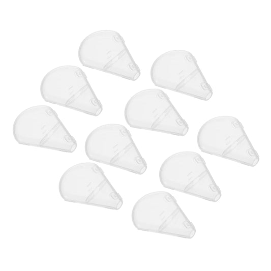 10Pcs Makeup Brush Covers Bristle Protector for Fan Highlighter Brush Travel-Friendly Makeup Supplies and Convenient Storage