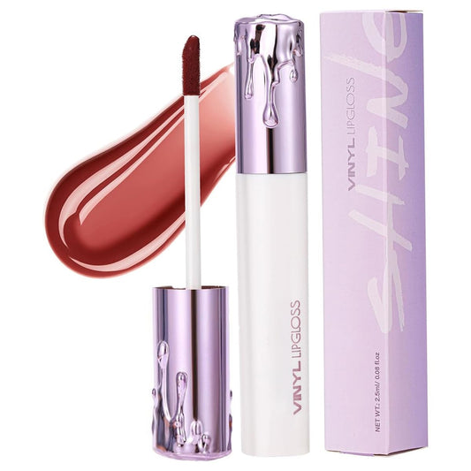 Matte Lip Glaze Moisturizing Long-Lasting Waterproof Non-Stick Lipstick Longwear No-Budge Liquid Lipcolor Makeup, Highly Pigmented Nourishing Lip Gloss for Lip Make up (05#, 0.08 Fl.Oz)